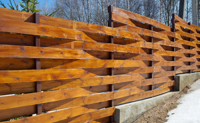 Custom Wood Fence<br />
